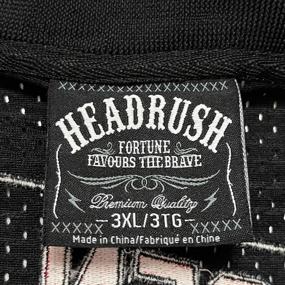 Headrush Warriors MMA 2013 Team Jersey Mens 3XL Chosen Few Patch Black Summer - Picture 5 of 12